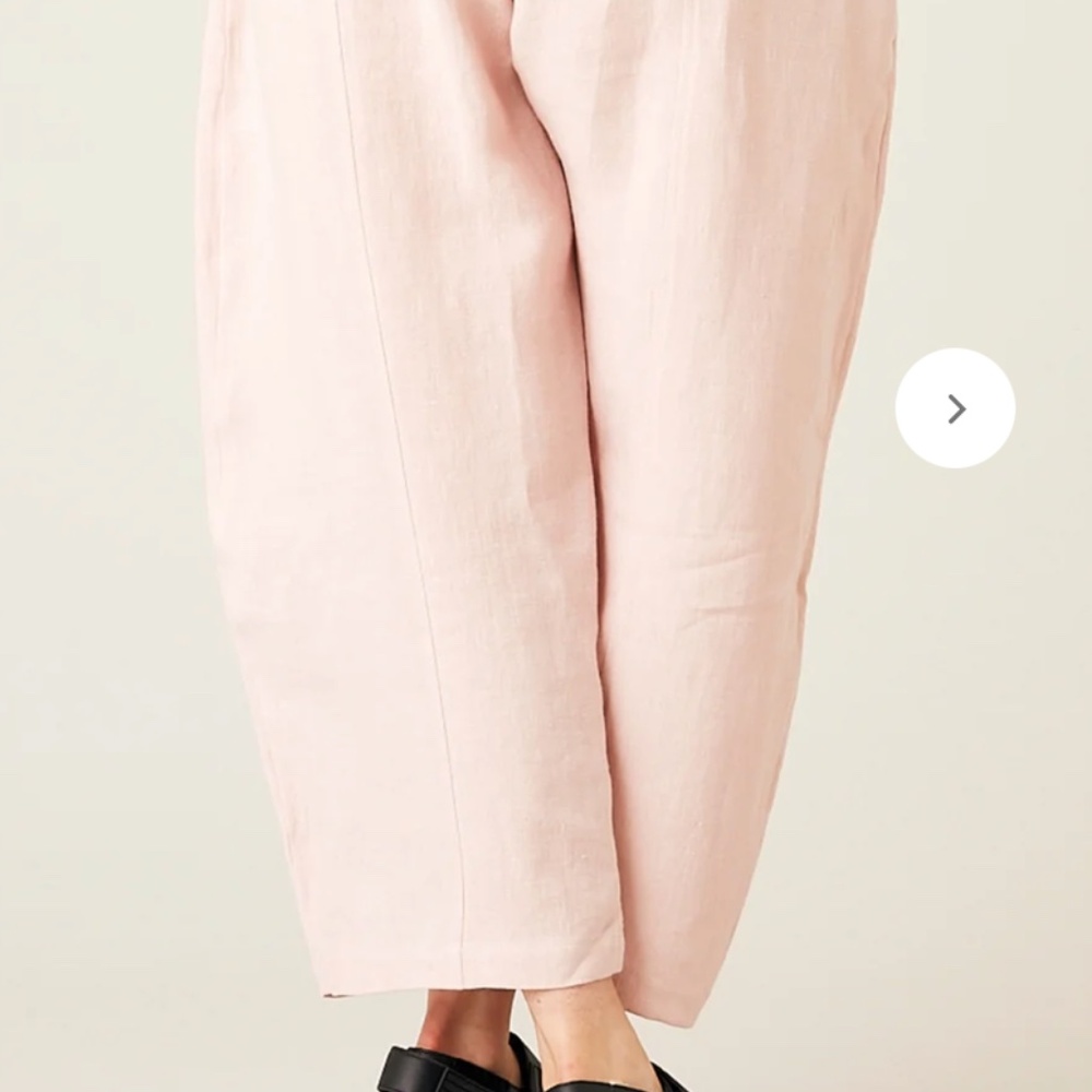 Rose Linen Trousers - Picture 5 of 9